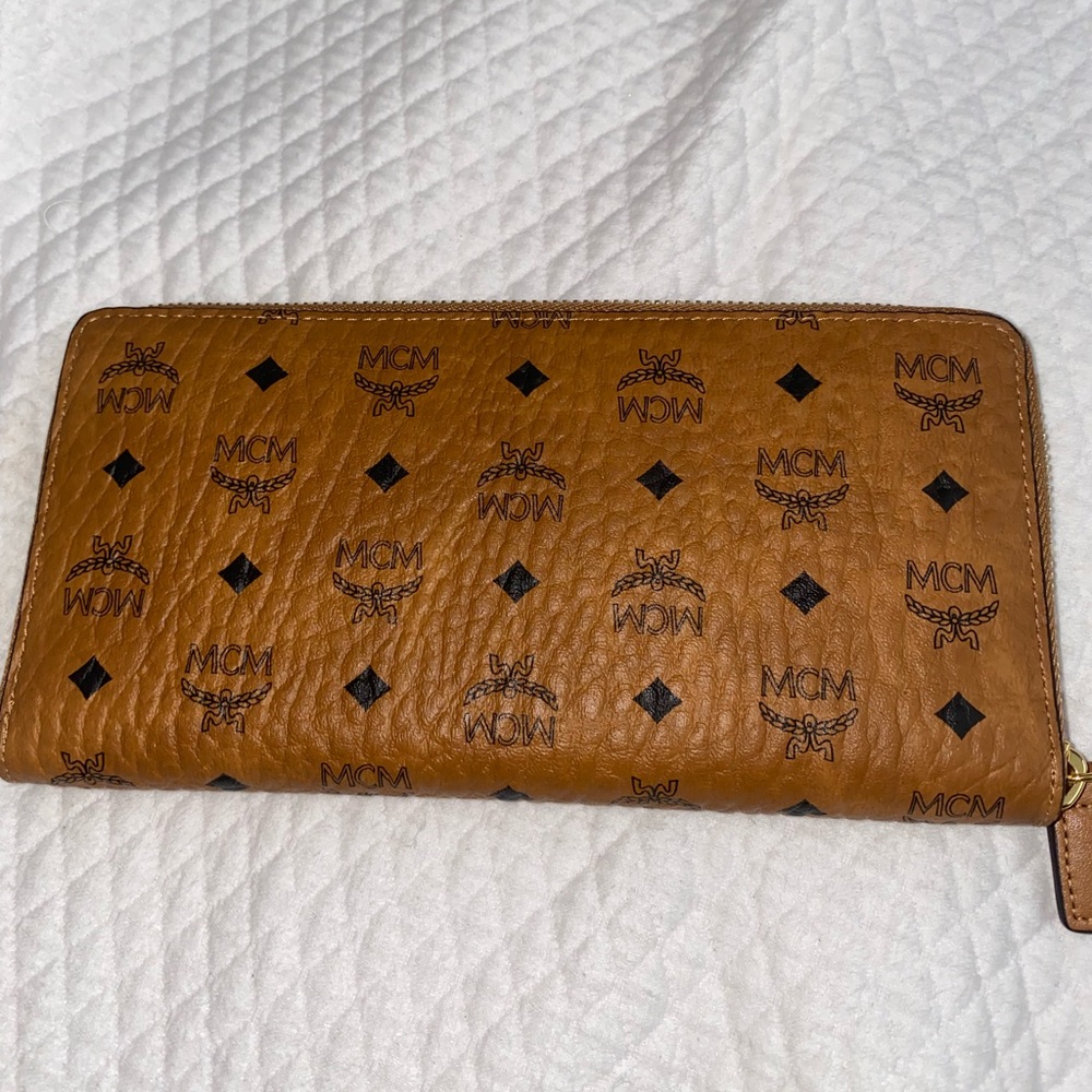 MCM brown/tan wallet